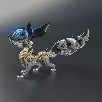 3D Steel Adjustable Mechanical Fox Metal Puzzle Model Kit