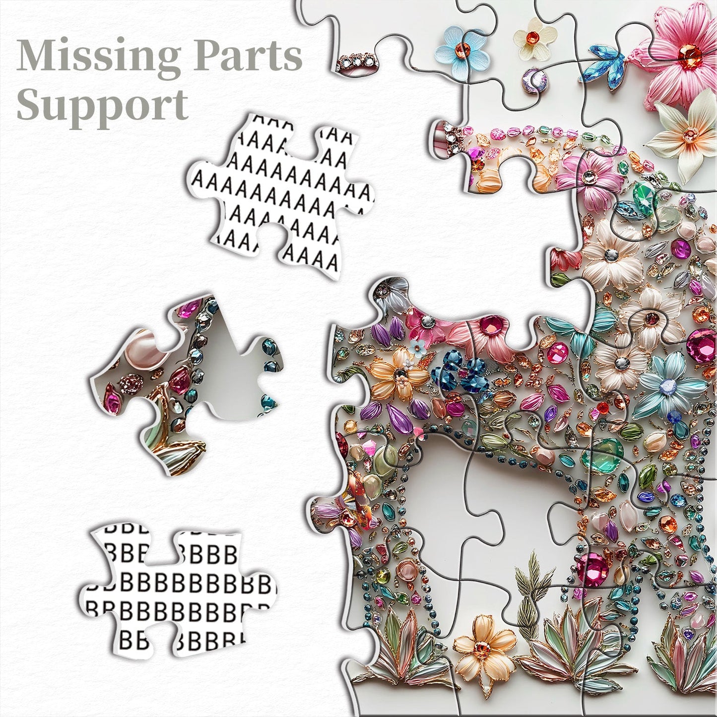 Elegant Elephant Wooden Jigsaw Puzzle 1000 Pieces