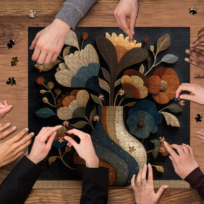 Paper Vase Wooden Jigsaw Puzzle 1000 Pieces