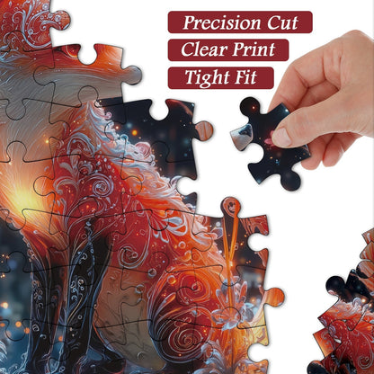 Crystal Fox Wooden Jigsaw Puzzles 1000 Pieces