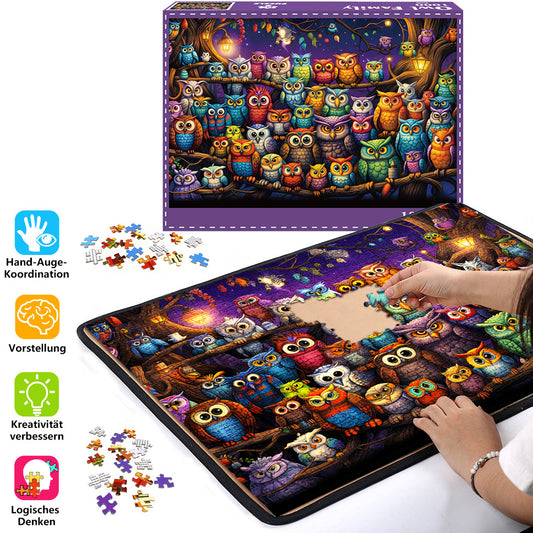 Owl Family Puzzles for Adults 1000 Pieces