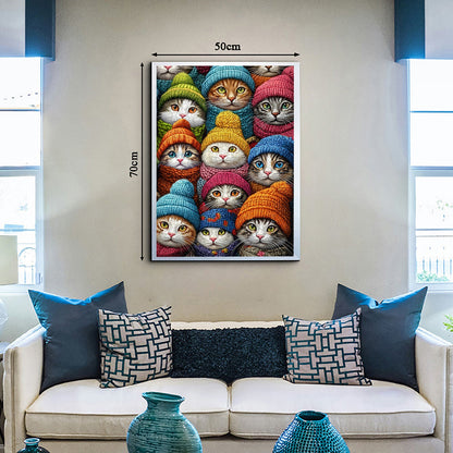 Cat Hat Fantasy Wooden Jigsaw Puzzle 1000 Pieces