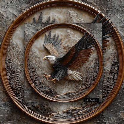 Aureate Eagle Wooden Jigsaw Puzzle 1000 Pieces