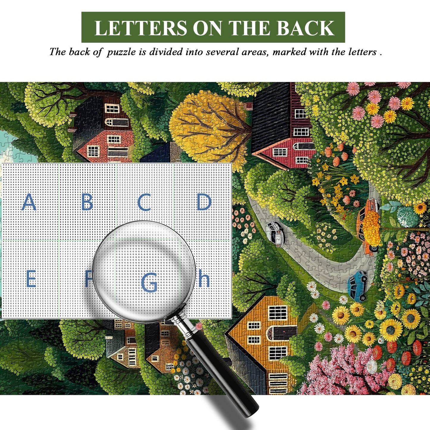 Vibrant Countryside | 1000-Piece Wooden Jigsaw Puzzle