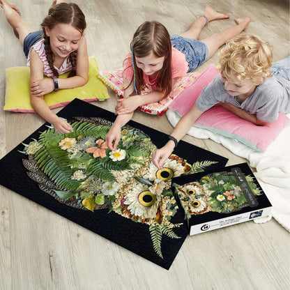 🦉The Foliage Owl Wooden Jigsaw Puzzle 1000 Pieces