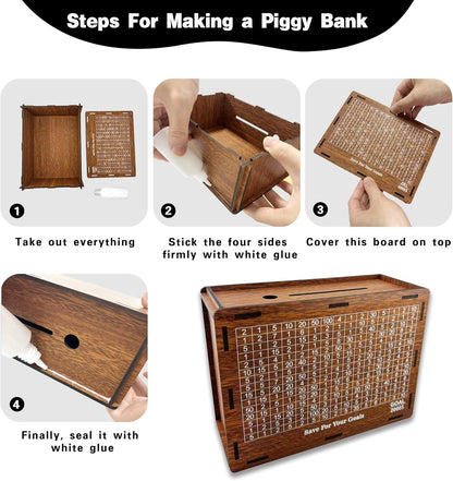 2-in-1 Cat Puzzle Money Saving Box