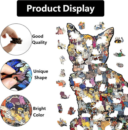 2-in-1 Cat Puzzle Money Saving Box