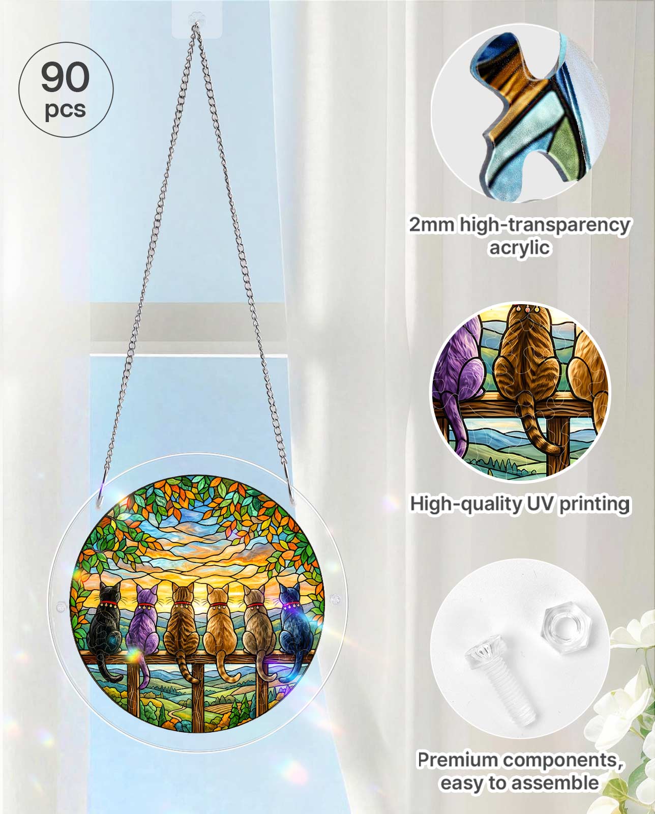 Horizon Watchers Puzzle Suncatcher