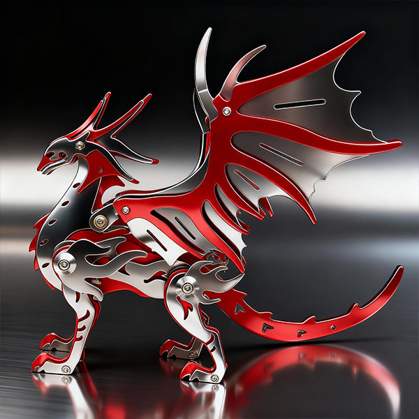 3D Steel Mechanical Flying Dragon Puzzles