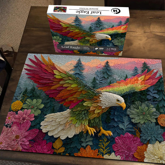 Leaf Eagle Wooden Jigsaw Puzzle 1000 Pieces