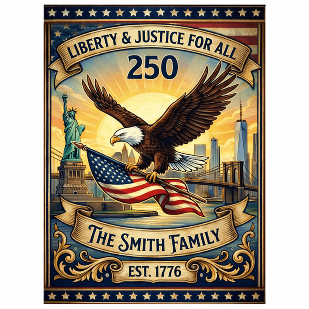 U.S. 250th Anniversary | 1000-Piece Wooden Jigsaw Puzzle