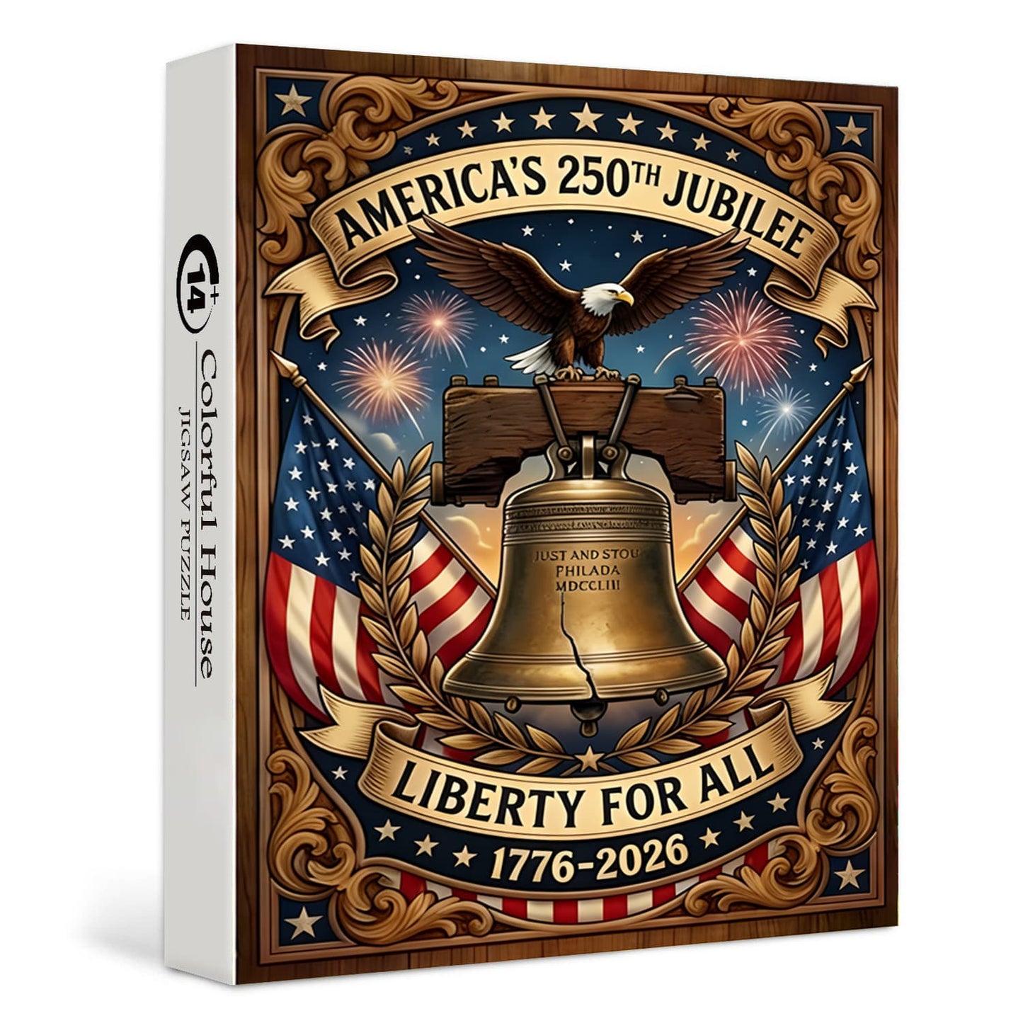 U.S. 250th Anniversary | 1000-Piece Wooden Jigsaw Puzzle