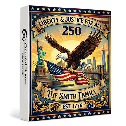 U.S. 250th Anniversary | 1000-Piece Wooden Jigsaw Puzzle