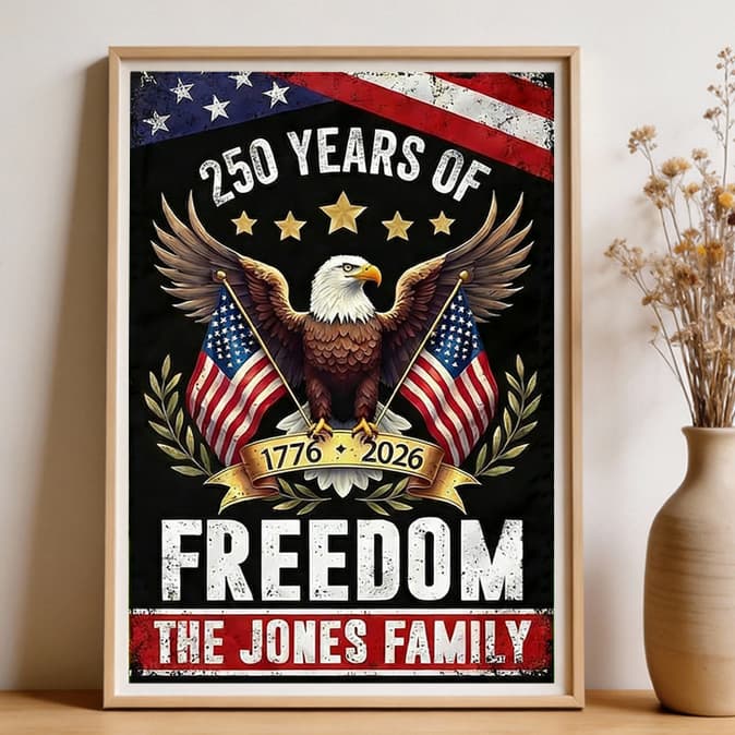U.S. 250th Anniversary | 1000-Piece Wooden Jigsaw Puzzle