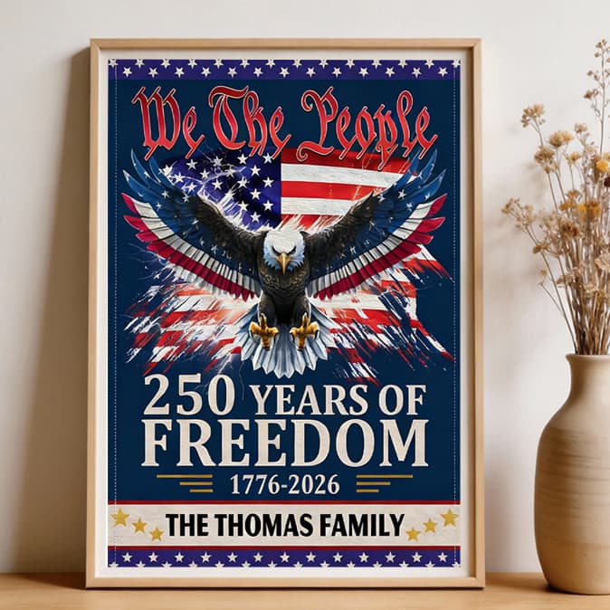 U.S. 250th Anniversary | 1000-Piece Wooden Jigsaw Puzzle