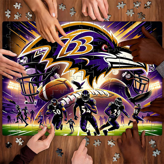 Baltimore Ravens NFL | 1000-Piece Wooden Jigsaw Puzzle