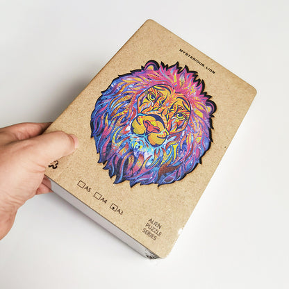 Mysterious Lion - Wooden Jigsaw Puzzle