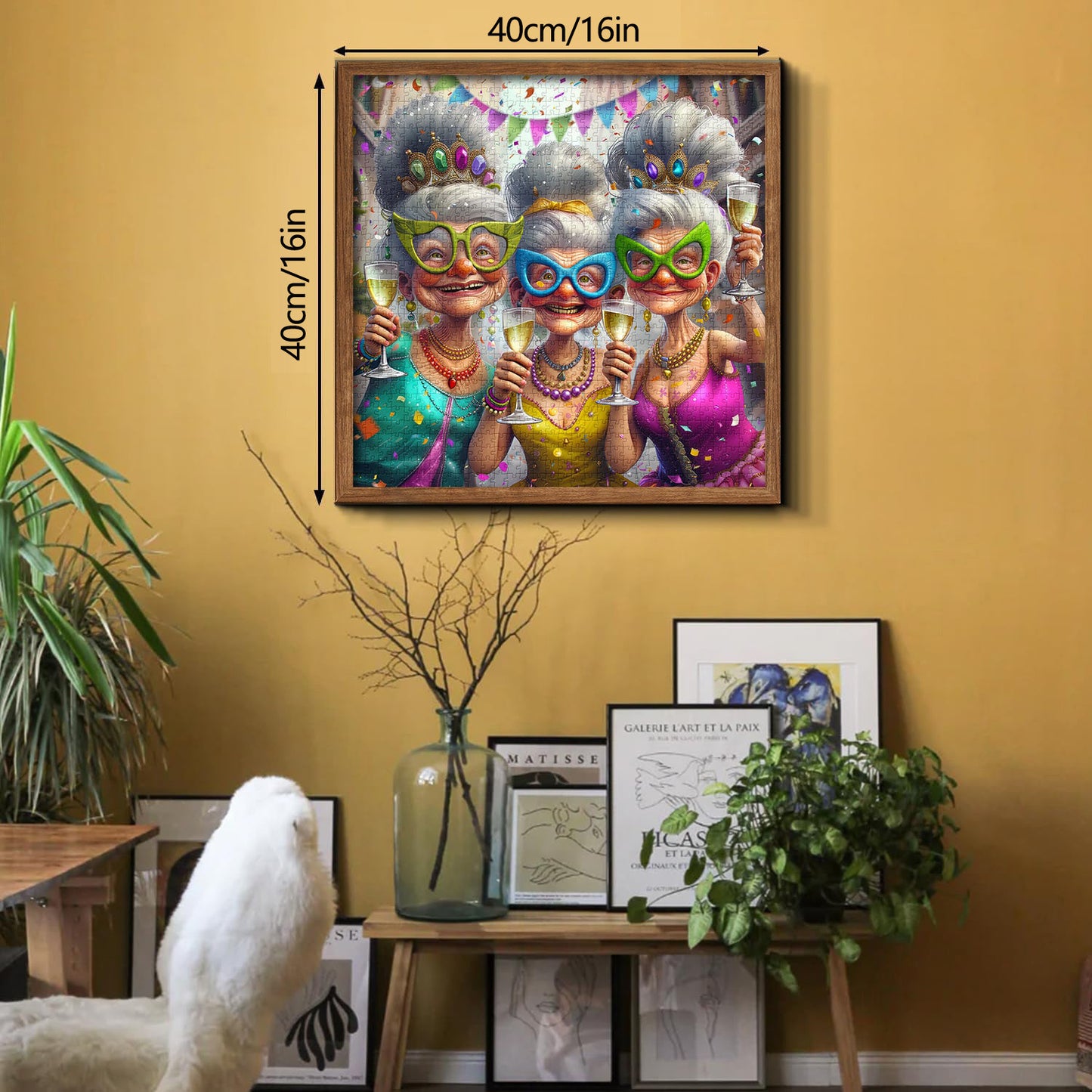 Party Grandma | 1000-Piece Wooden Jigsaw Puzzle