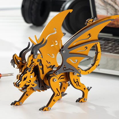 3D Steel Mechanical Chimera Puzzles