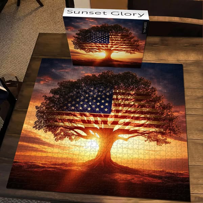 Sunset Glory Wooden Jigsaw Puzzles 1000 Pieces