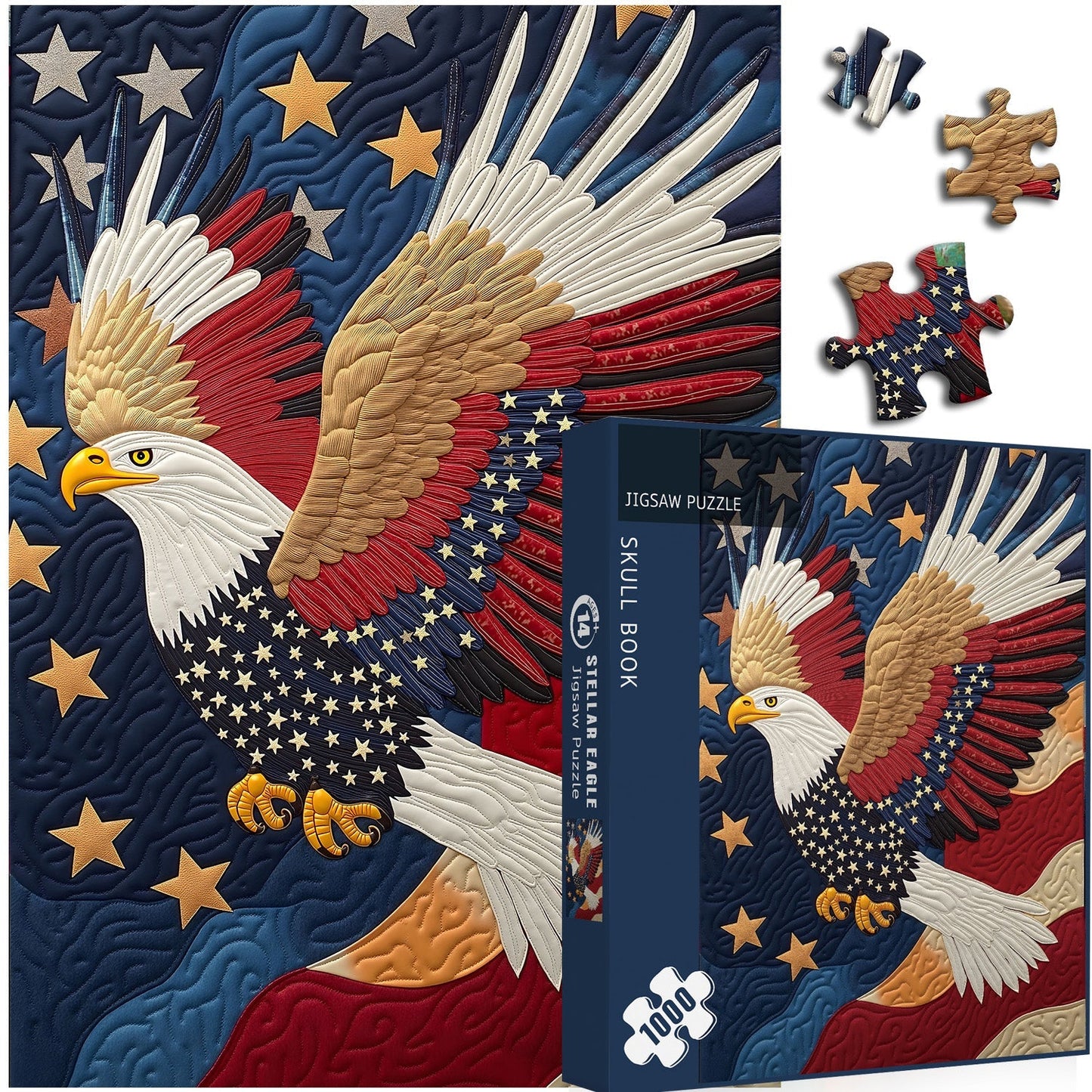 Stellar Eagle Wooden Jigsaw Puzzle 1000 Pieces