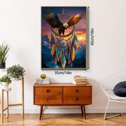 Eagle Dreamcatcher Wooden Jigsaw Puzzle 1000 Pieces