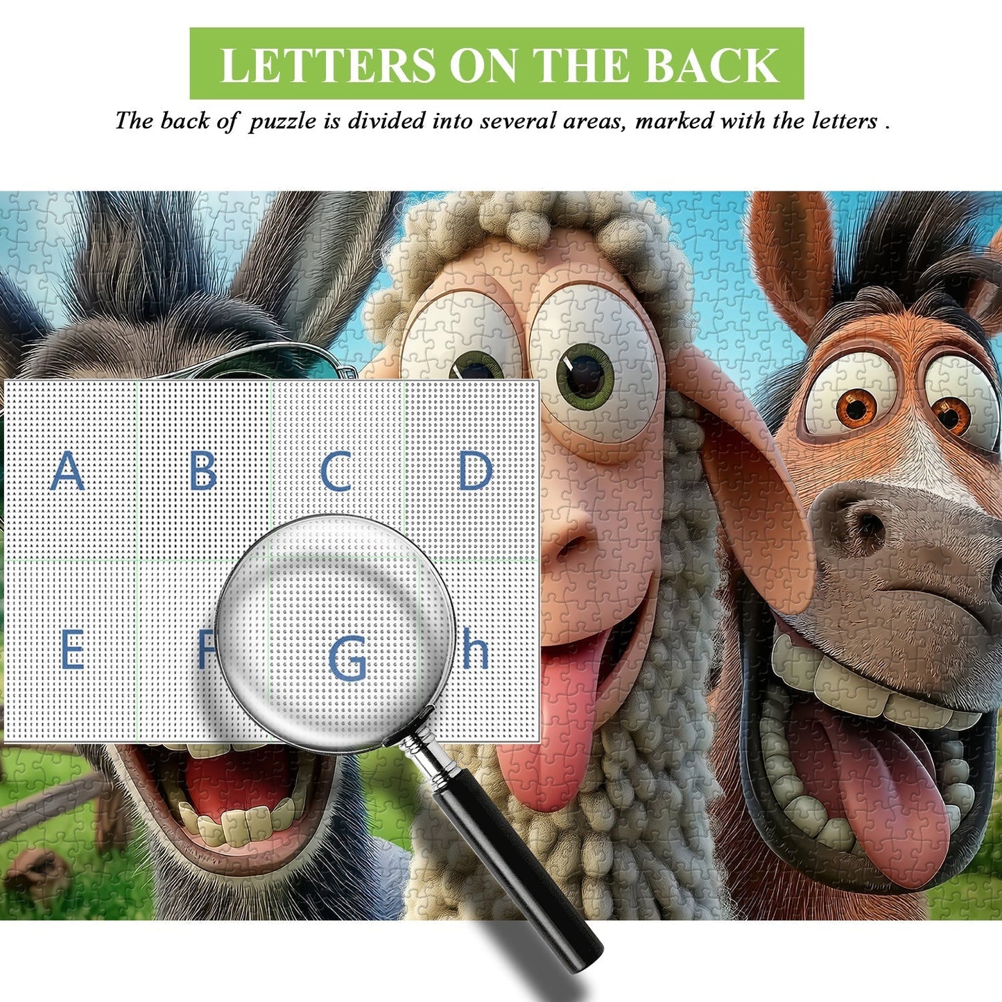 Laughing Ranch Wooden Jigsaw Puzzle 1000 Pcs