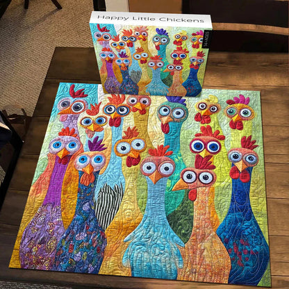 Happy Little Chickens Wooden Jigsaw Puzzle 1000 Pcs