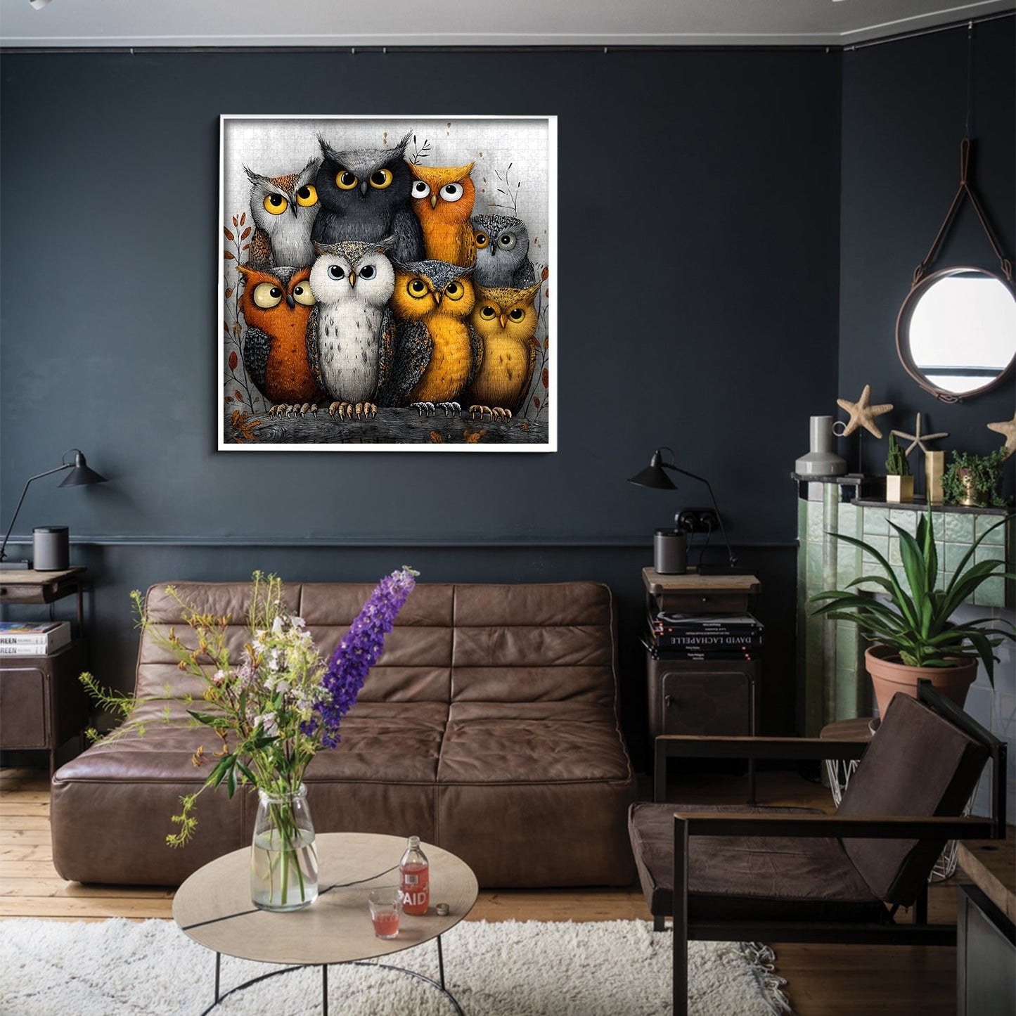 Whimsical Owls | 1000-Piece Wooden Jigsaw Puzzle