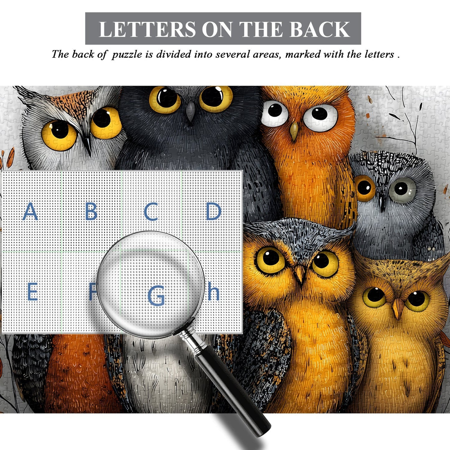 Whimsical Owls | 1000-Piece Wooden Jigsaw Puzzle