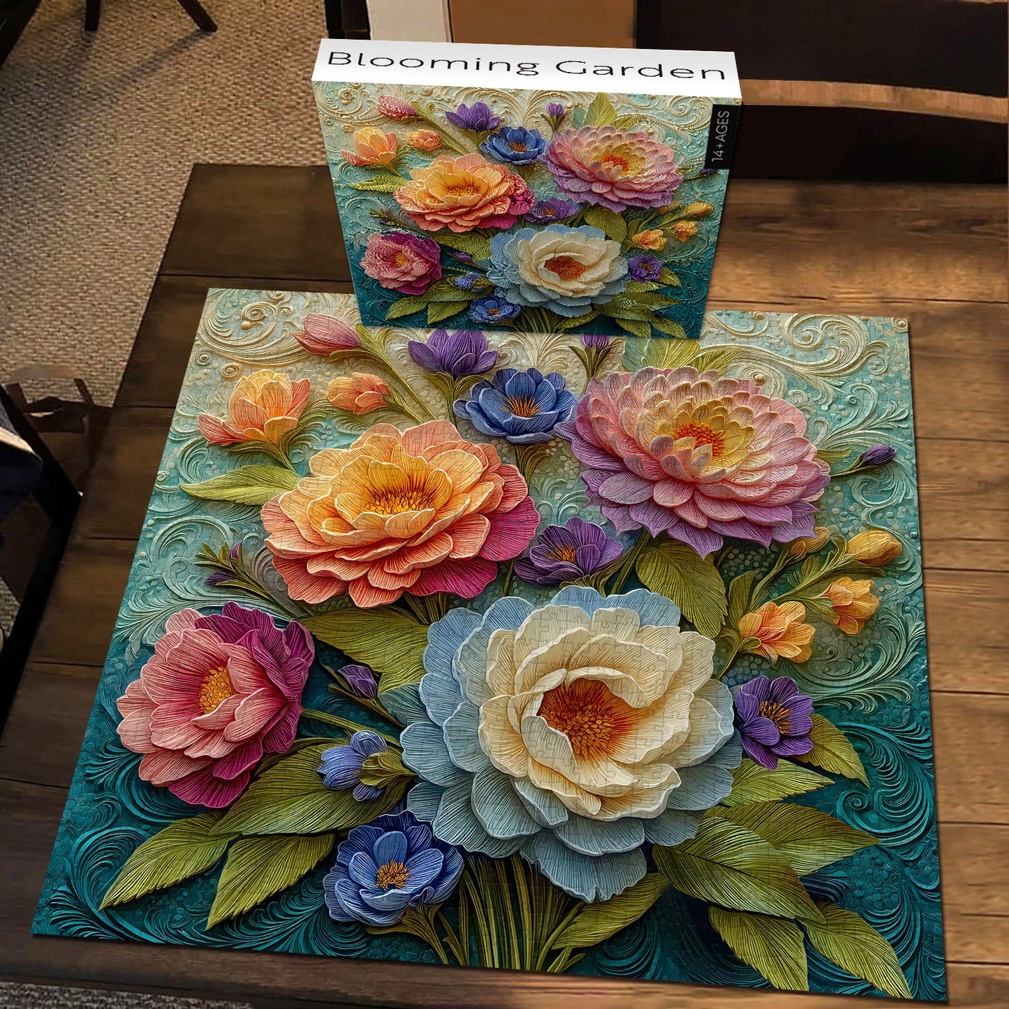 Blooming Garden | 1000-Piece Wooden Jigsaw Puzzle