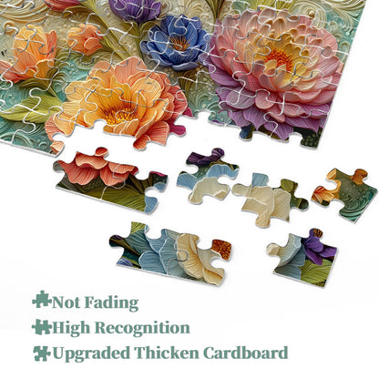 Blooming Garden | 1000-Piece Wooden Jigsaw Puzzle