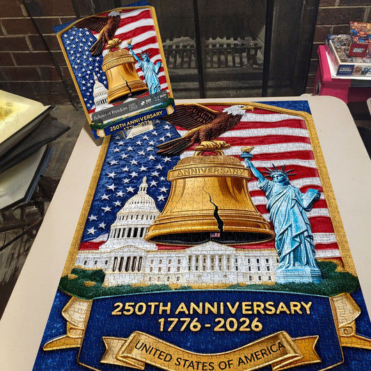 Echoes of Freedom | 1000-Piece Wooden Jigsaw Puzzle