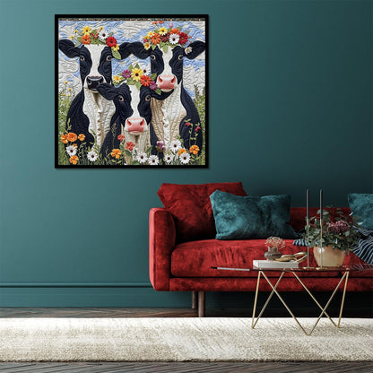 Pasture Cows | 1000-Piece Wooden Jigsaw Puzzle