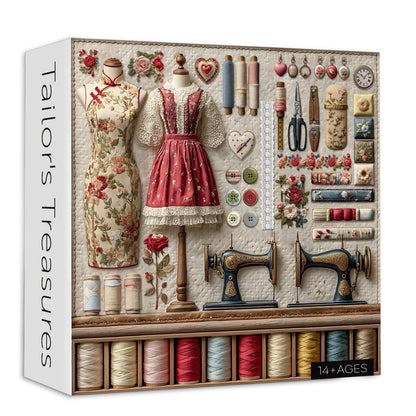 Tailor's Treasures | 1000 Pcs Wooden Jigsaw Puzzle