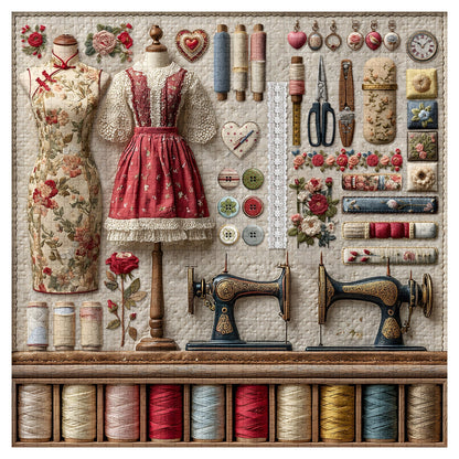 Tailor's Treasures | 1000 Pcs Wooden Jigsaw Puzzle