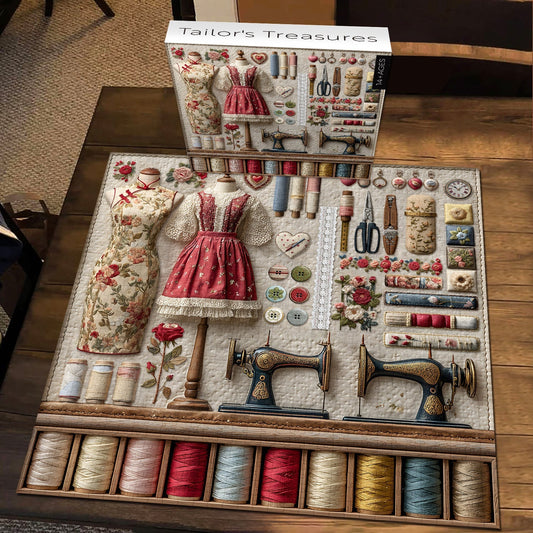Tailor's Treasures | 1000 Pcs Wooden Jigsaw Puzzle