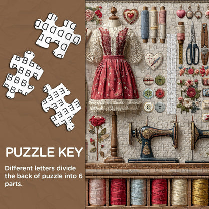 Tailor's Treasures | 1000 Pcs Wooden Jigsaw Puzzle