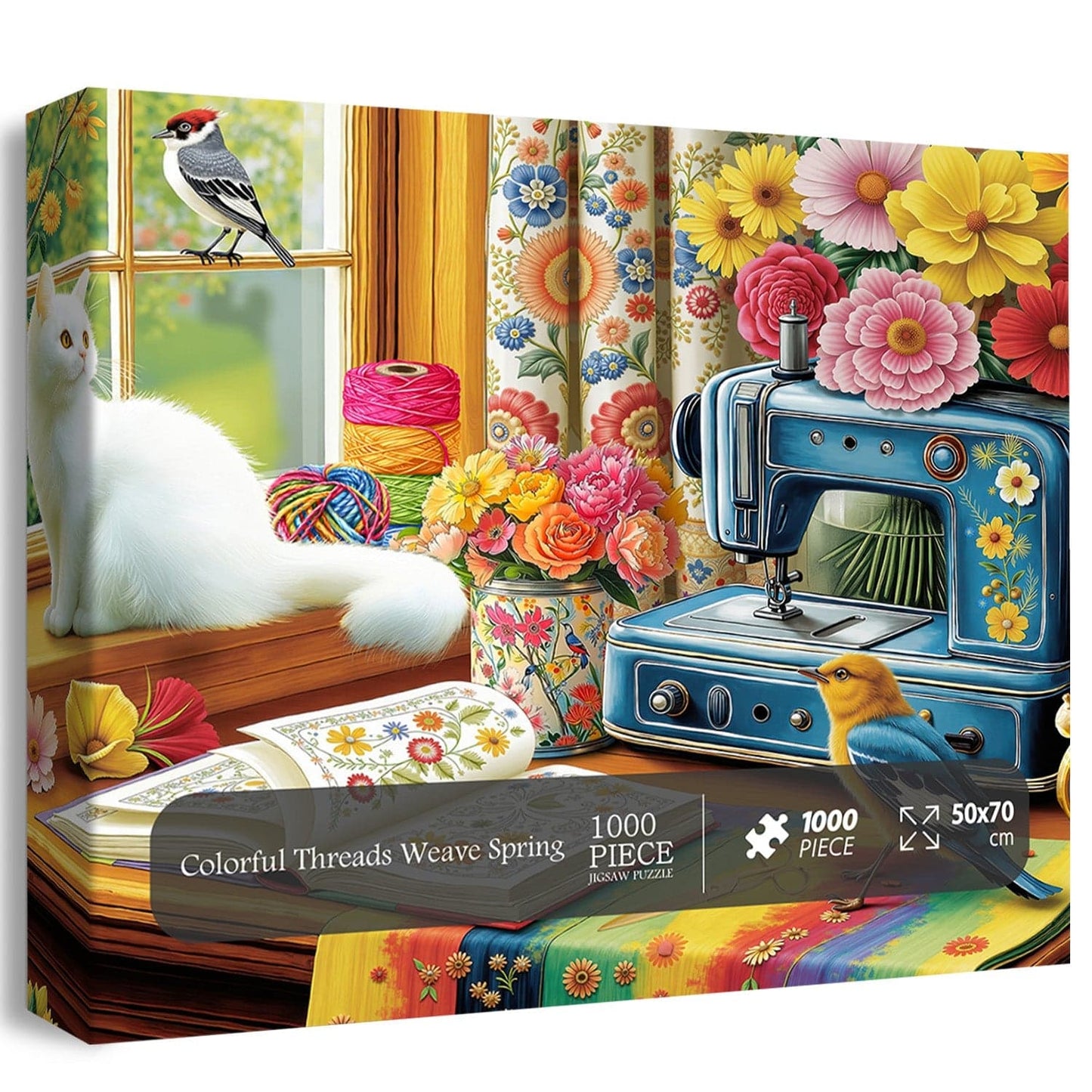 Weave Spring | 1000-Piece Wooden Jigsaw Puzzle