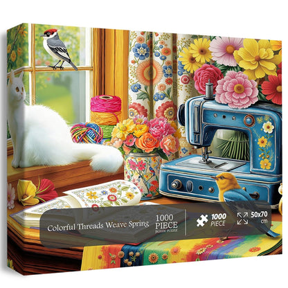 Weave Spring | 1000-Piece Wooden Jigsaw Puzzle