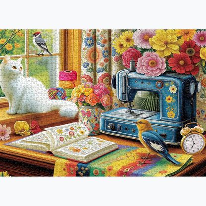 Weave Spring | 1000-Piece Wooden Jigsaw Puzzle