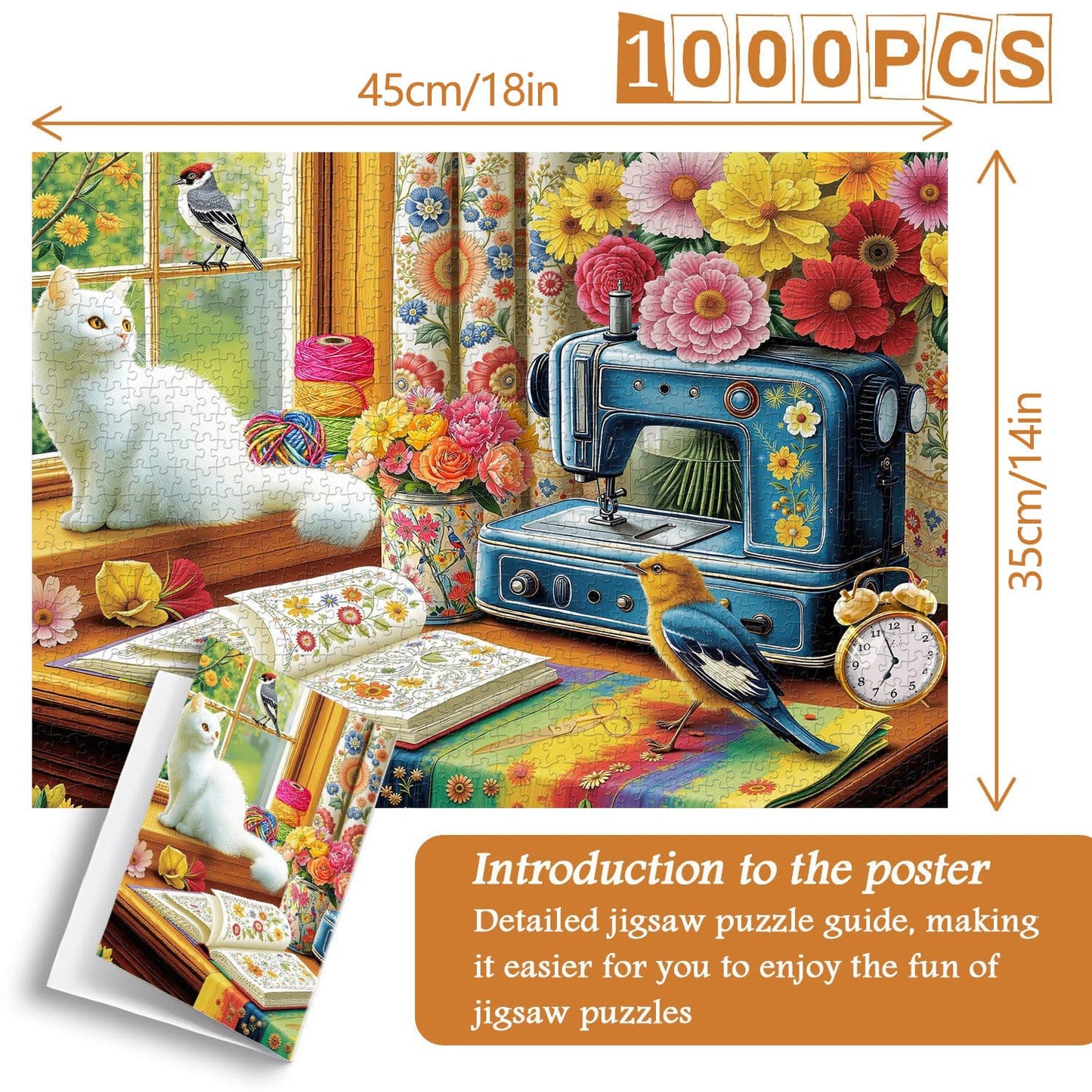 Weave Spring | 1000-Piece Wooden Jigsaw Puzzle