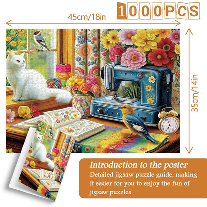Weave Spring | 1000-Piece Wooden Jigsaw Puzzle