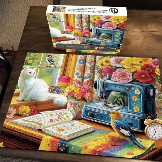 Weave Spring | 1000-Piece Wooden Jigsaw Puzzle