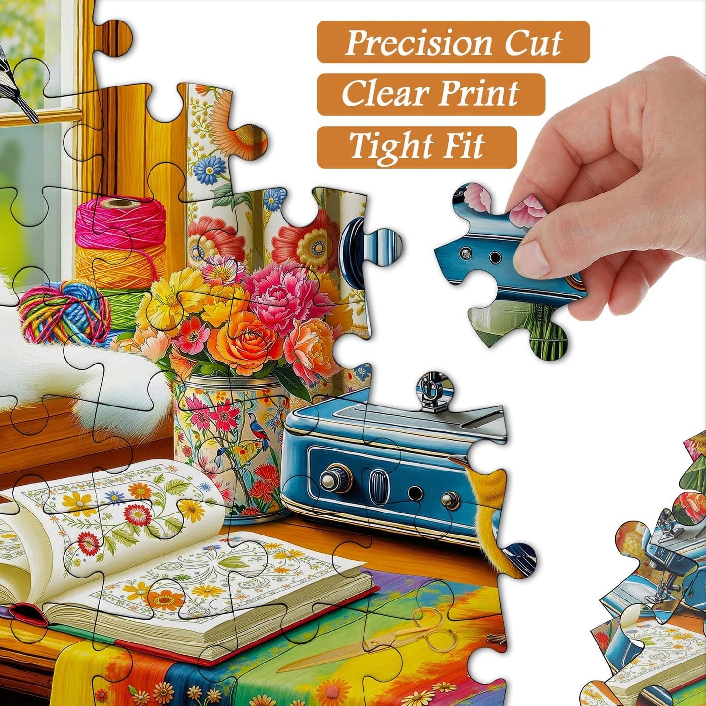 Weave Spring | 1000-Piece Wooden Jigsaw Puzzle