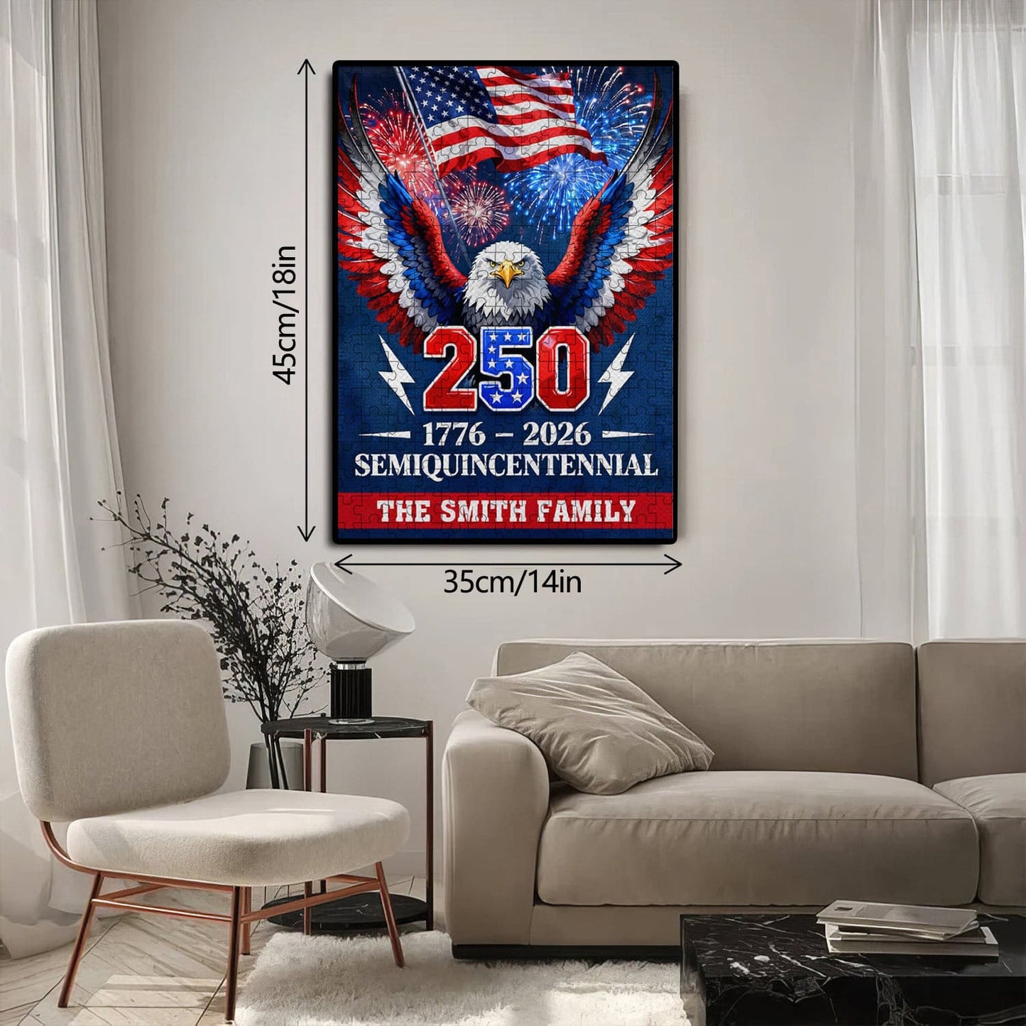 U.S. 250th Anniversary | 1000-Piece Wooden Jigsaw Puzzle