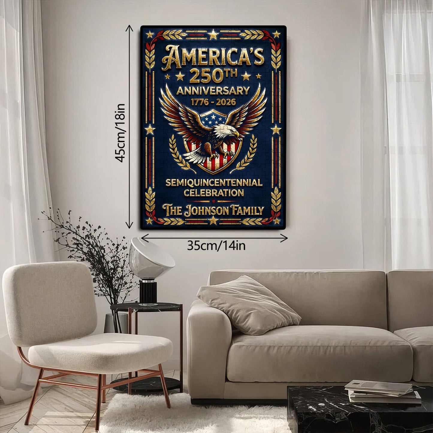 U.S. 250th Anniversary | 1000-Piece Wooden Jigsaw Puzzle