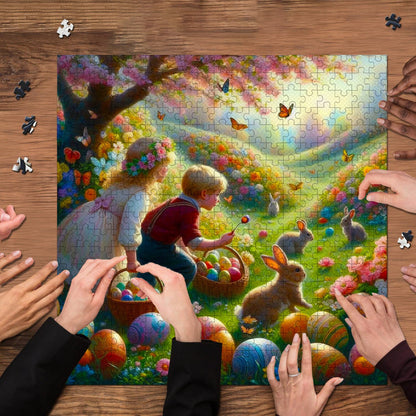 Easter Paradise | 1000-Piece Wooden Jigsaw Puzzle