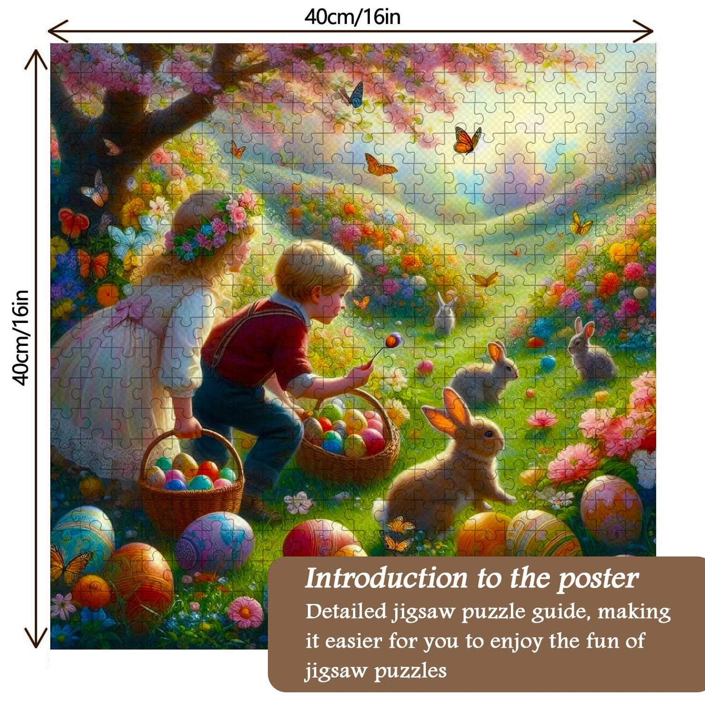 Easter Paradise | 1000-Piece Wooden Jigsaw Puzzle