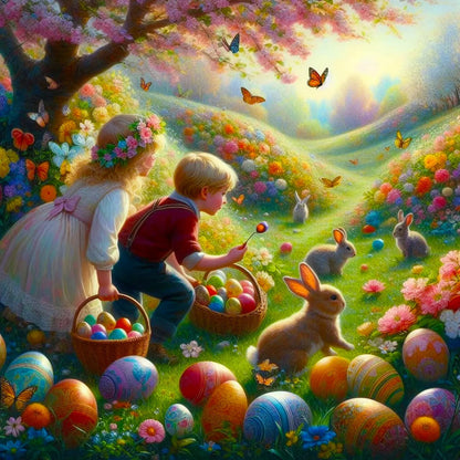 Easter Paradise | 1000-Piece Wooden Jigsaw Puzzle